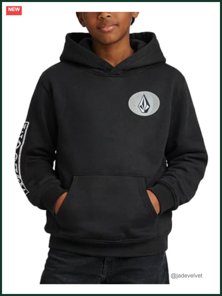 Kids Hoodie Long Sleeve Pullover Sweatshirt Cotton Polyester Blend